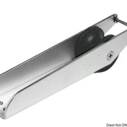 Musone di prua inox 280 x 55 mm