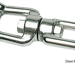 Girella inox occhio/grillo 5 mm