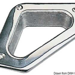 Cubia di poppa triangolare inox