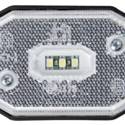 Fanale posizione LED anteriore luce bianca staffa
