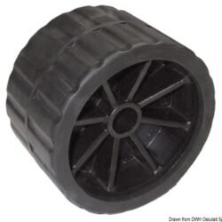 Rullo laterale nero 75 mm Ø foro 17 mm