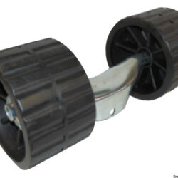 Staffa con rulli oscillanti blu