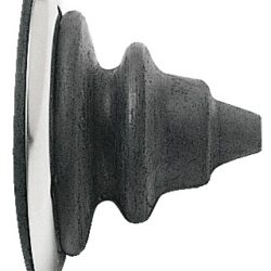 Ghiera passacavi inox con soffietto Dutral nero