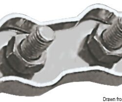 Morsetti inox doppi 3 mm