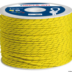 Treccia fluorescente mm 5 gialla