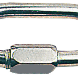 Moschettone inox a vite mm 5 1 CF(10 PZ)