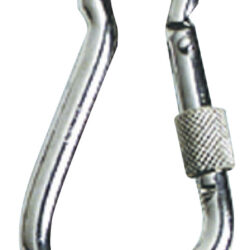 Moschettone inox grande con ghiera 23 mm