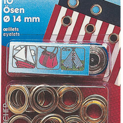 Occhioli 15 occhioli ottone 11 mm