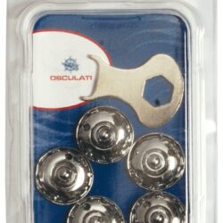 Blister 5 maschi Loxx a ghiera inox