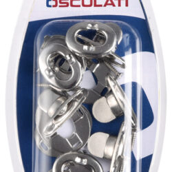 Serie 4 bottoni inox per capote