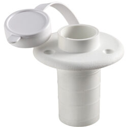 Basetta plastica bianca incasso piano 3 contatti