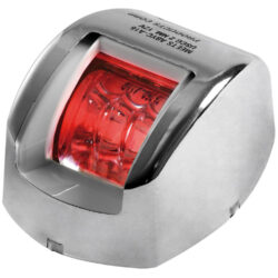 Fanale di via Mouse rosso corpo inox