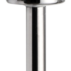 Asta luminosa abbattibile, 60cm. inox