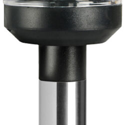 Asta 360° led abbattibile nero