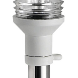Asta Compact inox 100 cm fanale bianco