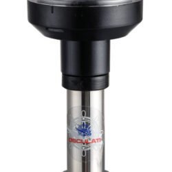 Asta con fanale nero 20 cm