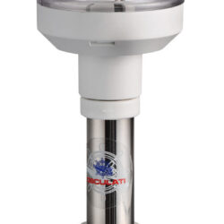 Asta con fanale bianco 20 cm