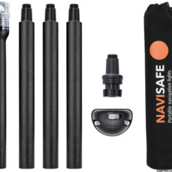 Kit fissaggio Navisafe + asta+ luce 360°