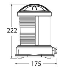 Fanale DHR verde 112,5°