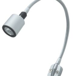Luce flessibile titanio 130 mm 12 V