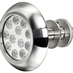 Faro subacqueo 12 LED bianchi