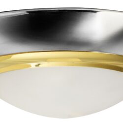 Plafoniera inox 4" 12V20W+5W