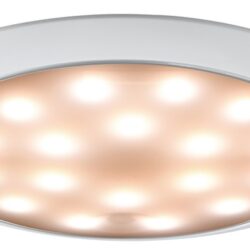 Plafoniera LED senza incasso Day/Night bianca/inox