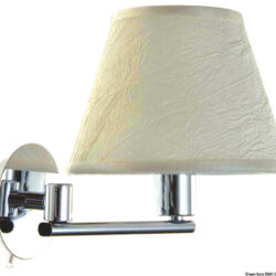 Applique snodata Maia ottone cromato