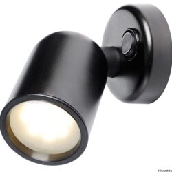 Faretto ABS nero LED