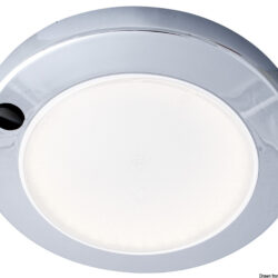 Plafoniera ABS Saturn LED cromata a filo