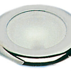 Plafoniera Nova ABS cromato con interruttore