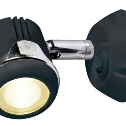 Faretto nero Hi-Power LED 12/24 V