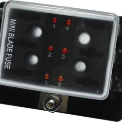 Scatola portafusibili lamellari MINI 6 uscite