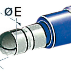 Terminali cilindrici maschio 1-2,5 mm² 1 CF(100 PZ)