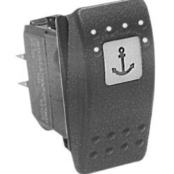 Interruttore ON-ON 2 led rossi 24 V