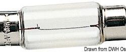 Lampadina siluro 24 V 10 W 1 CF(10 PZ)