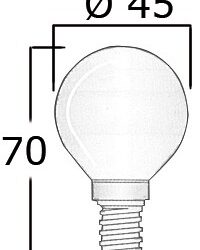 Lampadina 12 V 40 W E14