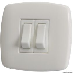 Interruttore Contemporary 2 p. bianco