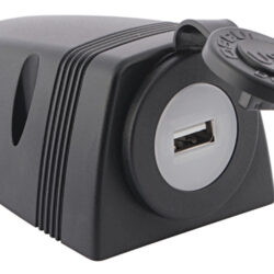 Presa USB con carenatura per fissaggio su piano
