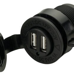 Adattatore doppio USB + microUSB