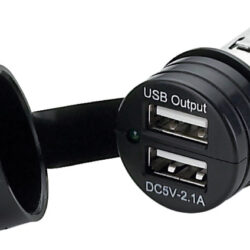 Adattatore presa corrente doppio USB con cappuccio