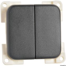 Interruttore ON-OFF grigio doppio