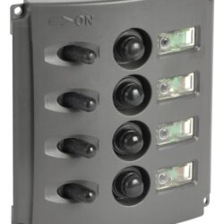 Pannello elettrico fusibili automatici doppio LED