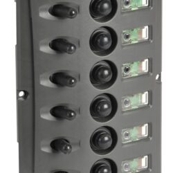 Pannello elettrico fusibili automatici doppio LED