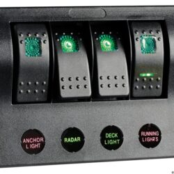 Pannello elettrico PCP Compact 4 interruttori