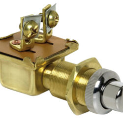 Pulsante stagno ottone cromato 15 x 25 mm