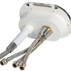 Box doccia bianco tubo nylon 2,5 m