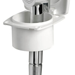 Box doccia New Edge bianco tubo PVC 2,5 m