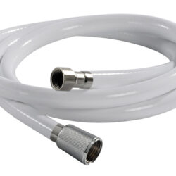 Tubo doccia PVC bianco 4 m