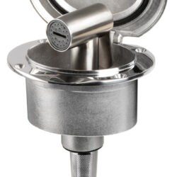 Box Elissa inox con doccia Tiger tubo Inox 4 m